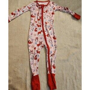 Little sleepies valentines zippy size 12-18m